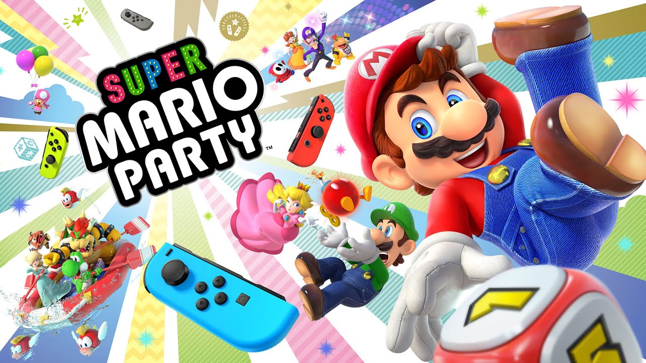 Super Mario Party Game6 Monty Mole and Koopa Troopa vs Wario (Switch OLED)