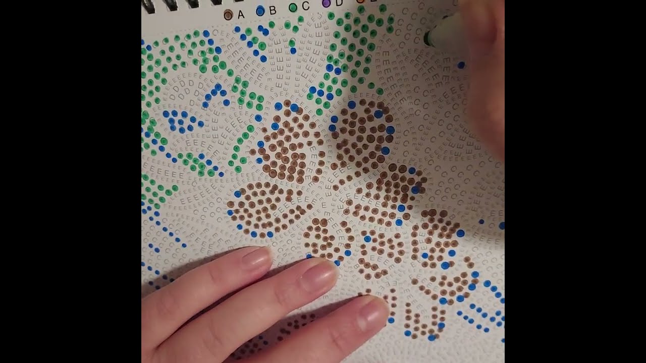 Asmr-whispered-Let's Color Some Dot by Letters