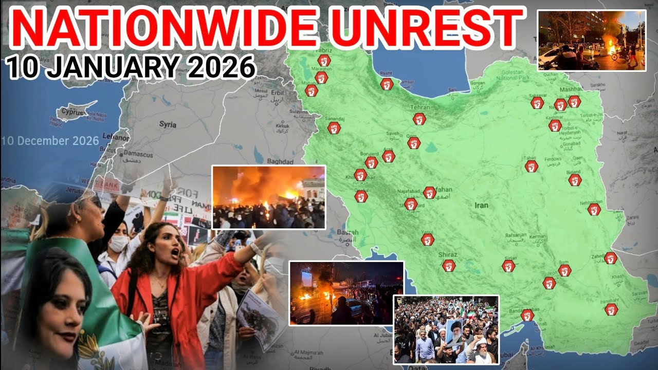 Nationwide Chaos in Iran | Deadly Clashes and Blackouts [10 January 2026]