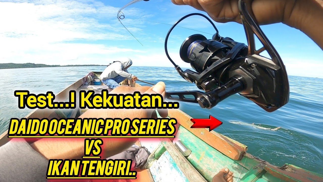 TEST JORAN SHORE JIGGING DAIDO OCEANIC PRO SERIES FT KASTKING MEGATRON 4000 VS IKAN TENGIRI...