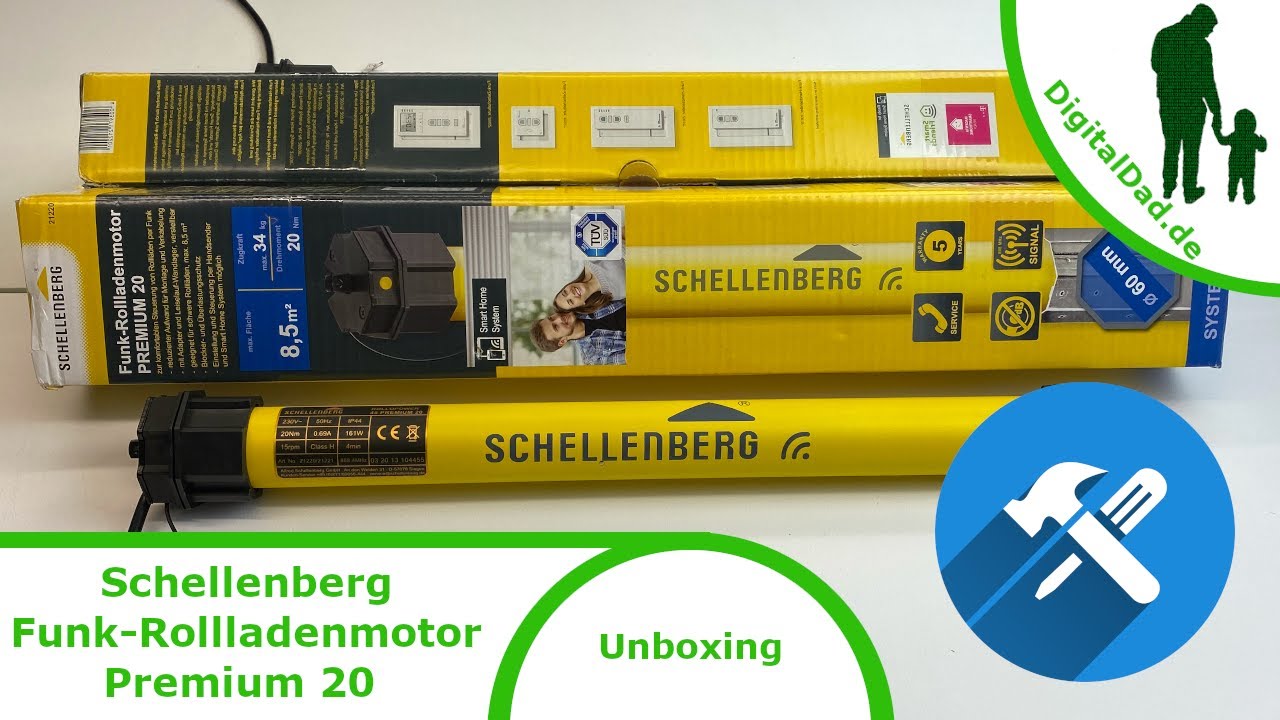 Schellenberg Funk-Rollladenmotor - Unboxing