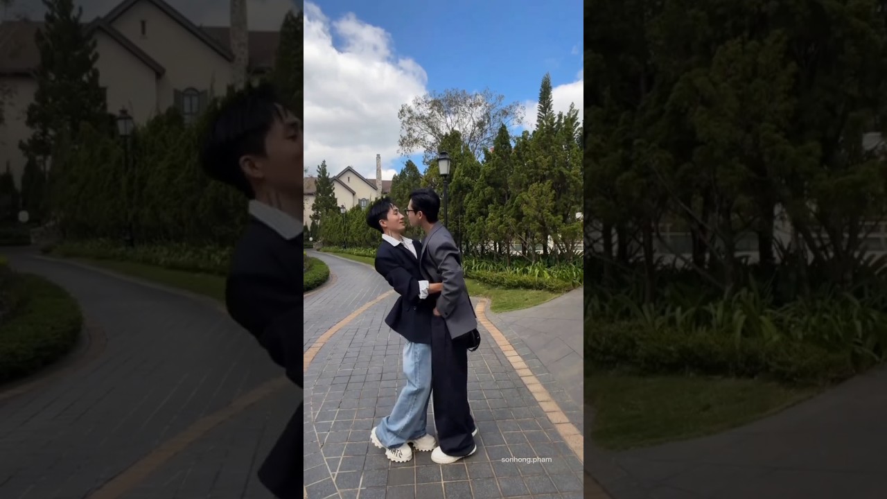 POV: When the kiss is so good you have to run away! 🥰💨 