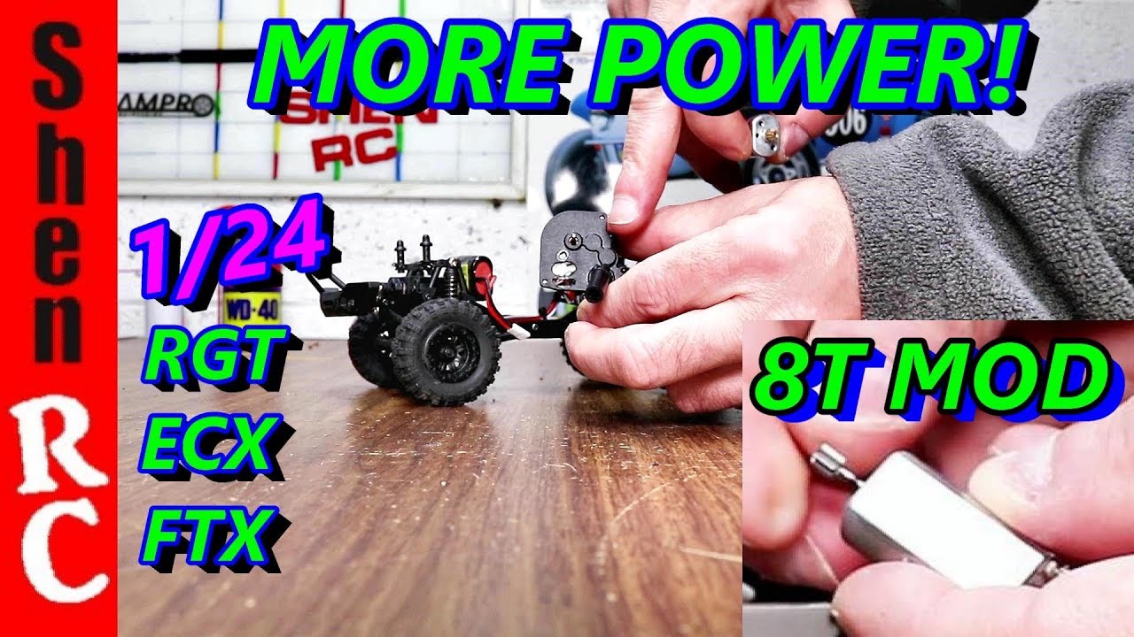 RGT ADVENTURER ECX BARRAGE FTX OUTBACK PINION GEAR MOD 8 TOOTH
