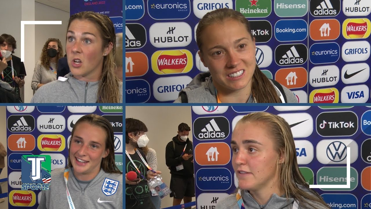 Georgia Stanway, Ella Toone, Mary Earps, and Fran Kirby REACT to England WIN