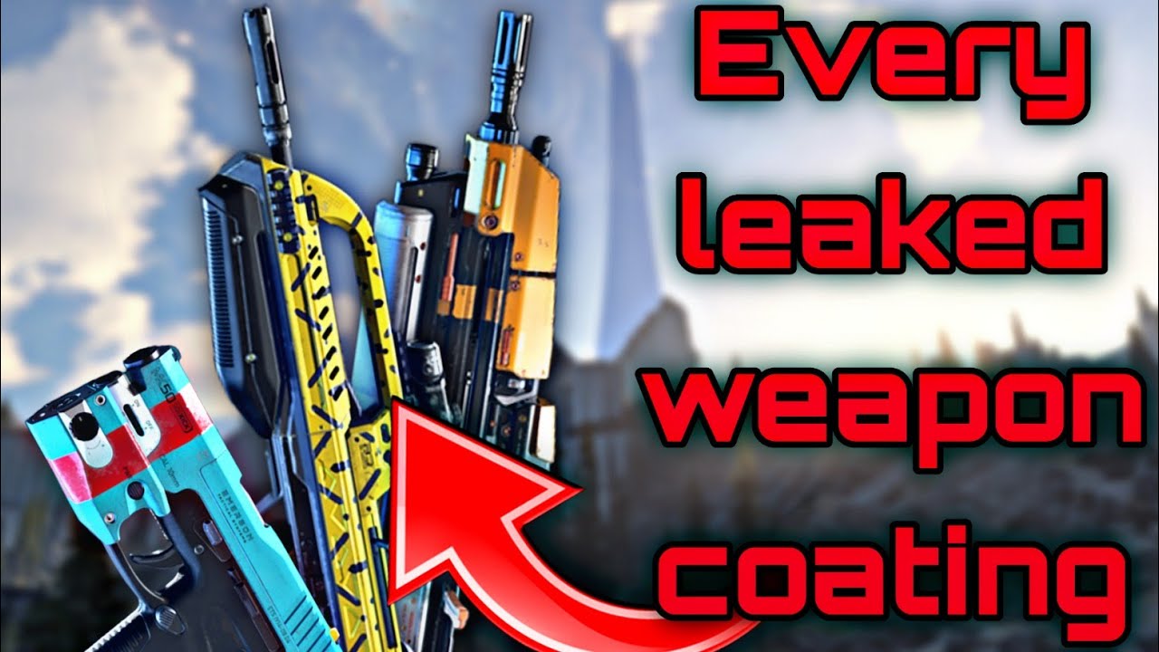Every Leaked Weapon Coating - Halo Infinite Cylix guide