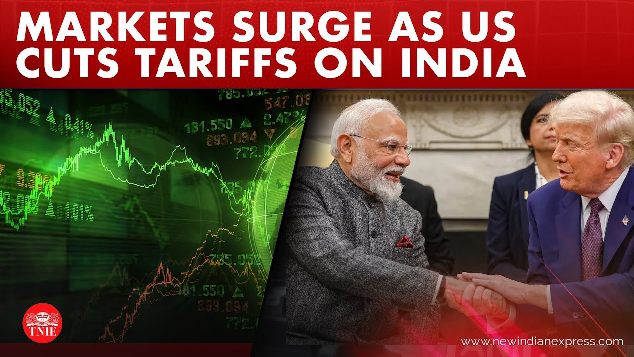 Markets surge over 4.5%, rupee firms as India–US trade deal triggers risk-on rally