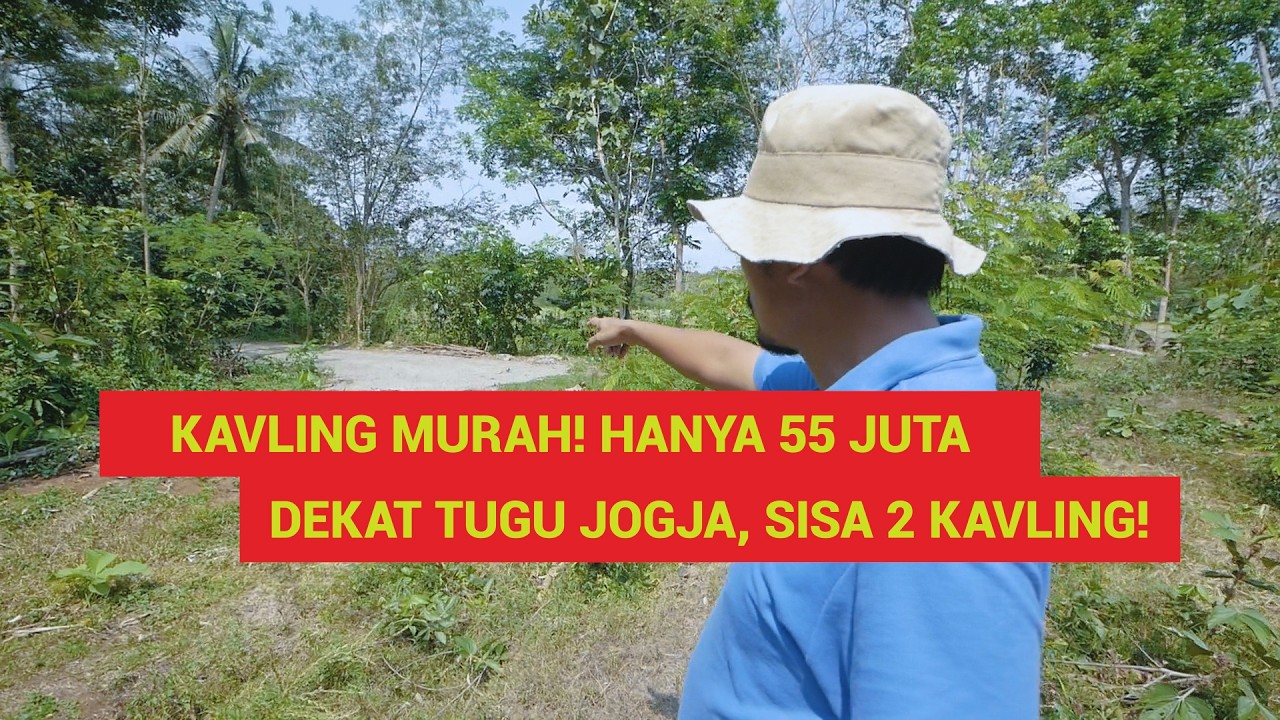 (SOLD) Kavling Murah Hanya 55 Juta! Dekat Tugu Jogja, Sisa 2 Kavling Saja!