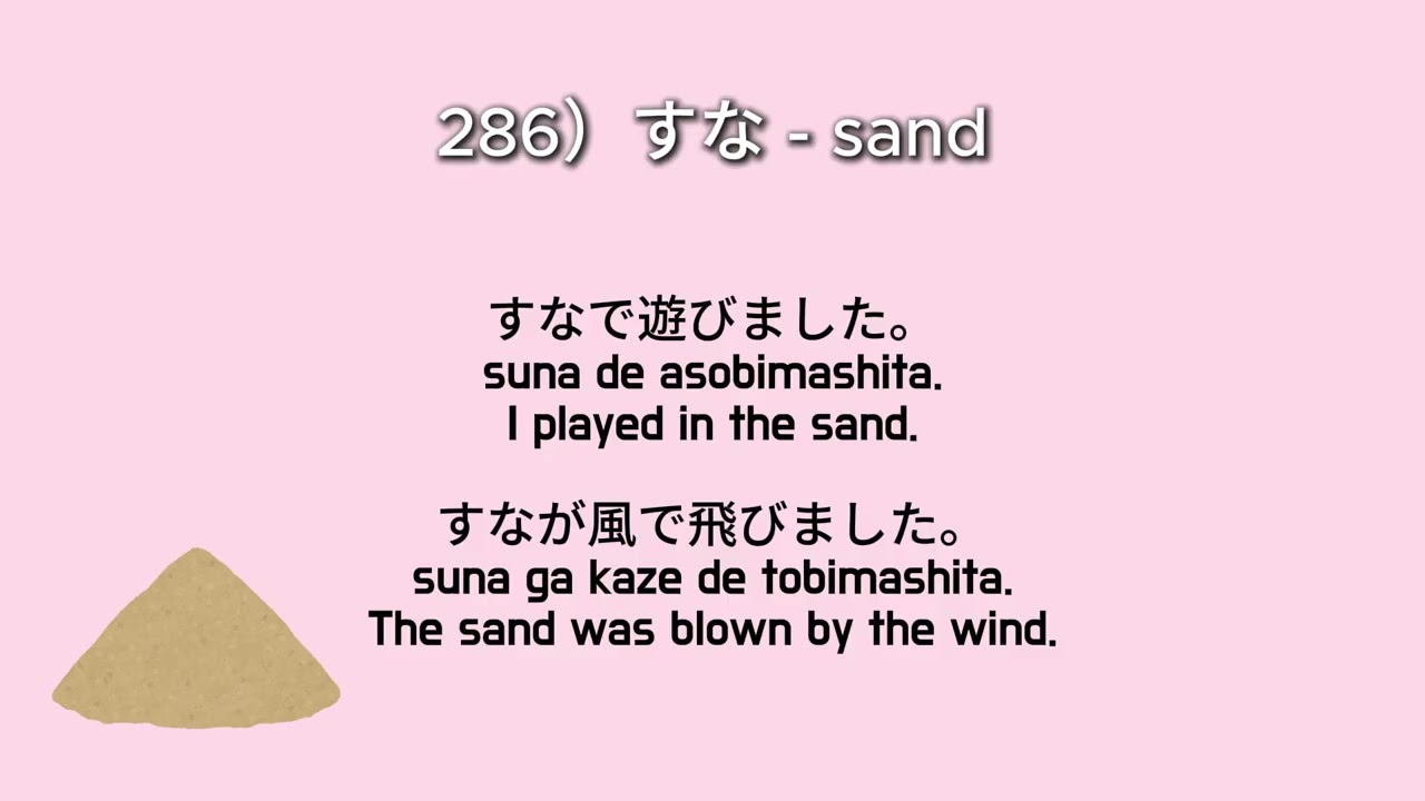 Learn N5 Japanese Words in Just 4 Minutes! | N5 500Words Series 16