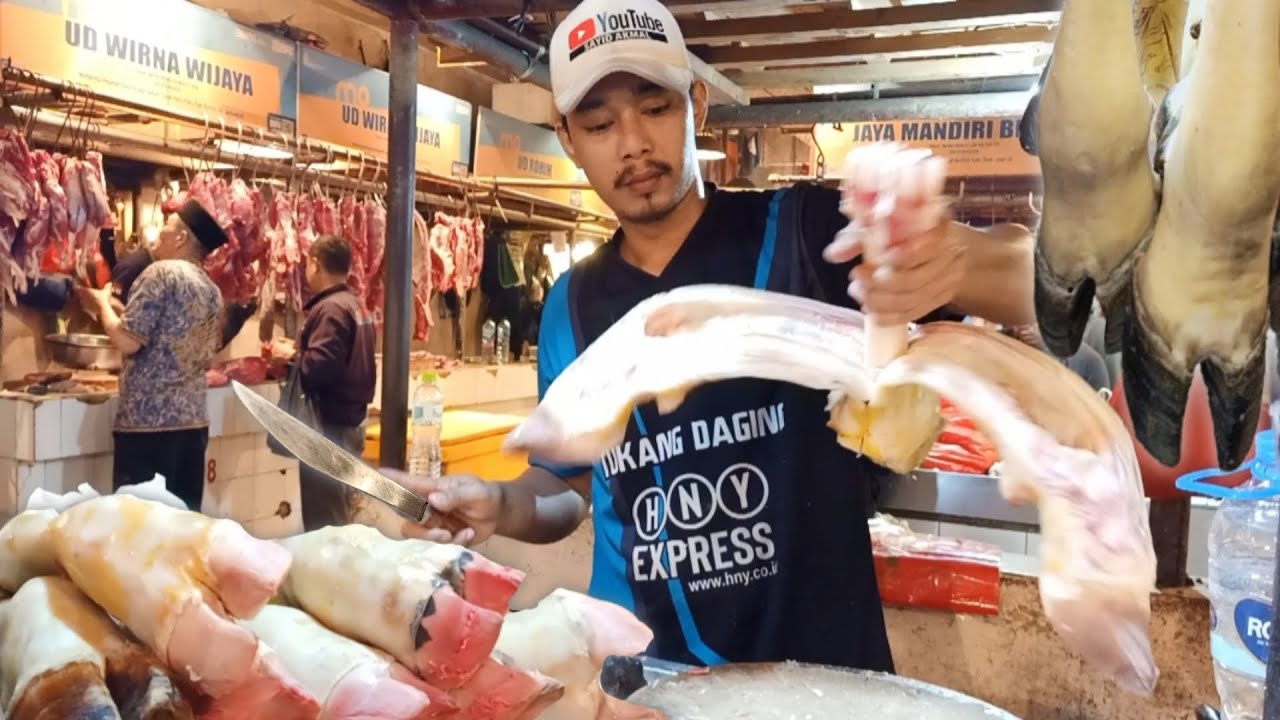 CARA MUDAH MEMBUKA TUNJANG KAKI SAPI❗KAKI SAPI LOKAL SUPER SEGAR