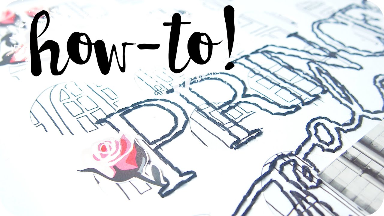 Stitching on Scrapbook Layouts | How To