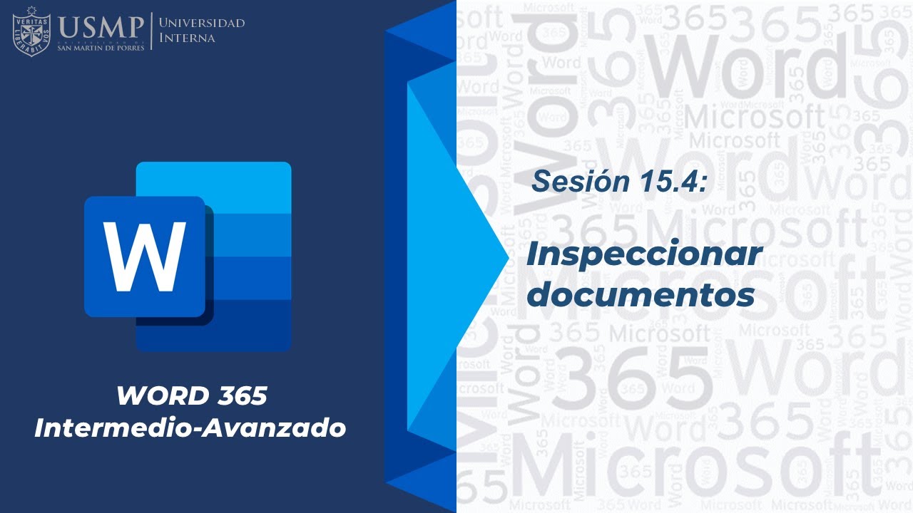 Word 365 (I): Sesión 15.4 - Inspeccionar documentos
