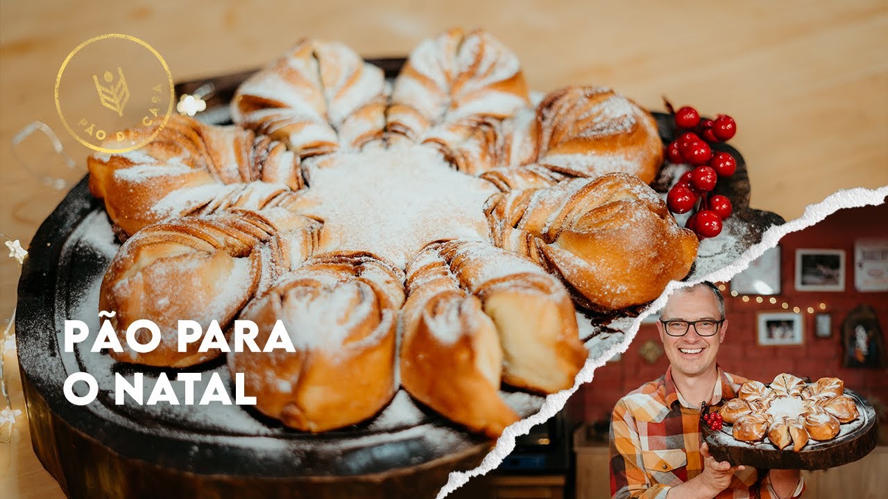 PÃO ESTRELA PARA CEIA DE NATAL