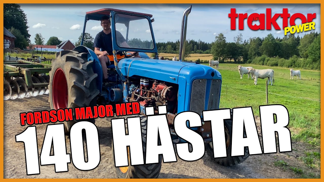 Brutal Fordson Major med 140 hästar