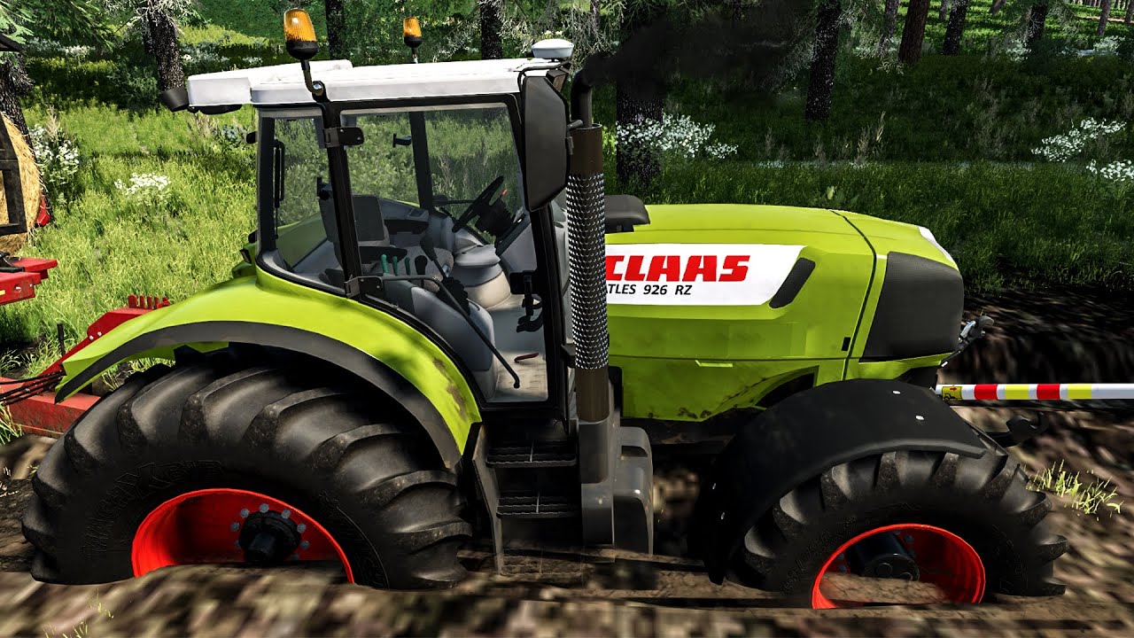 Грязь застряла наш трактор в лесу | Farming Simulator 22