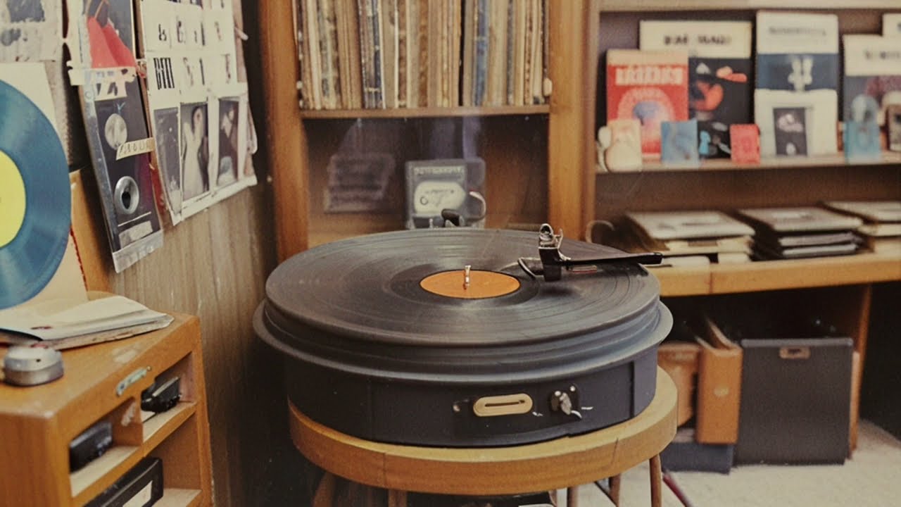 3 Hours of Lofi Music, Vinyl Crackle, Flickering Lamp Sounds Ambient — Inspired by Before Sunrise