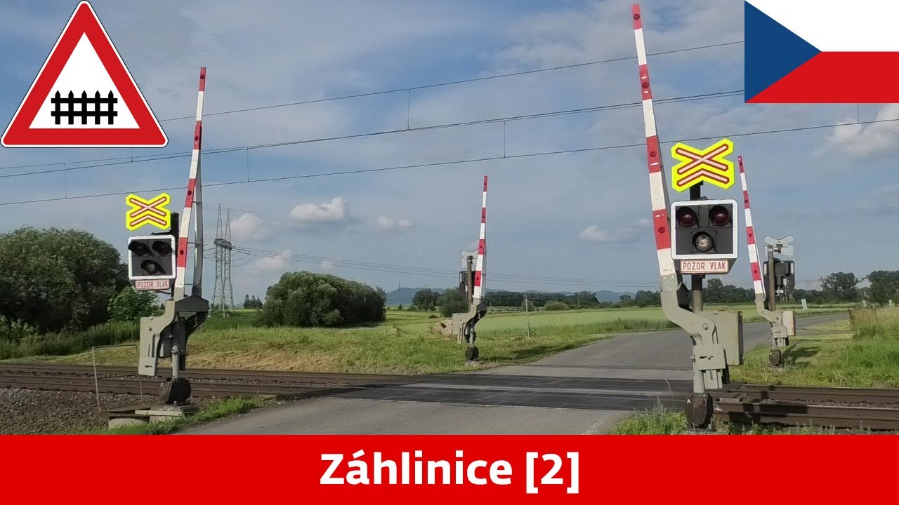 Železniční přejezd Záhlinice [2] - 9.6.2024