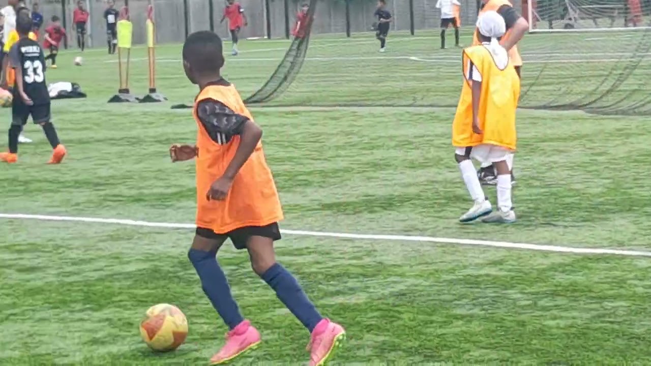 TRAINING SESSION FOR GEOFFREY AT PARKS SOCCER SCHOOL