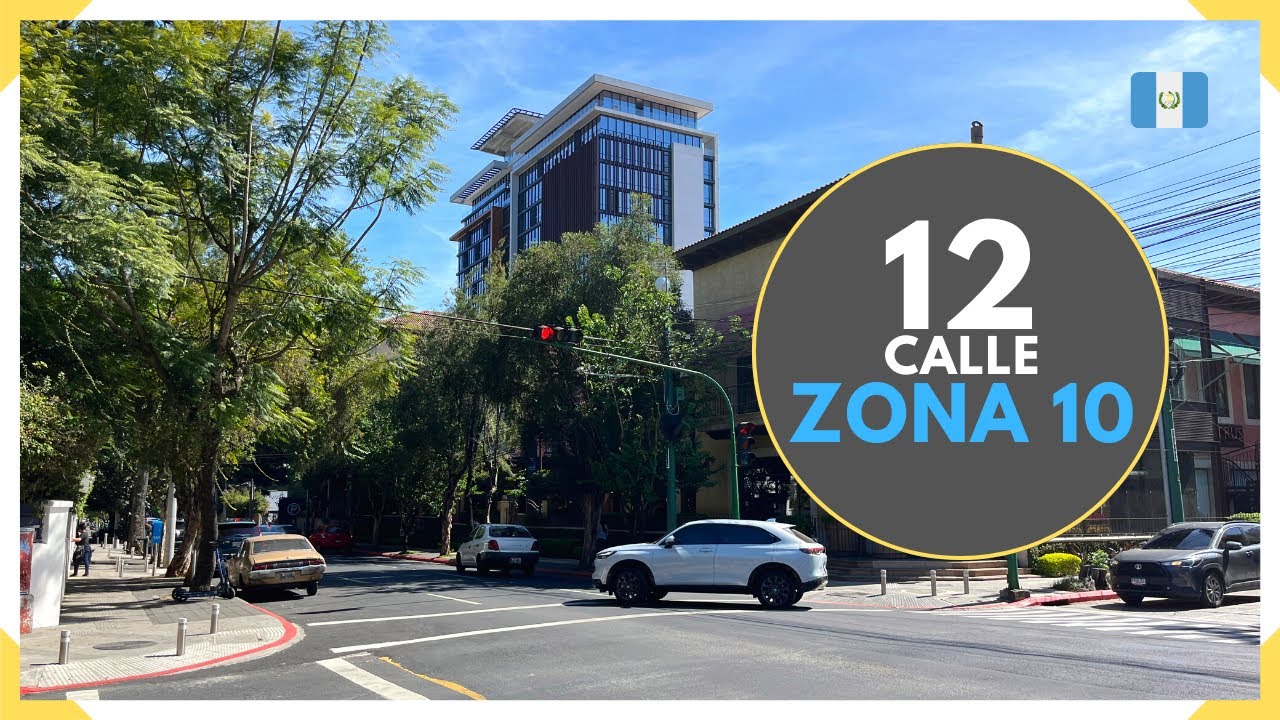 Así es la 12 CALLE en ZONA 10 de CIUDAD DE GUATEMALA - AVIA y PLAZA FONTABELLA - GUATEMALA 2023