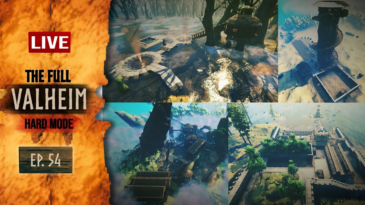 Ep. 54 -  Big Base Binge no. 2 - Valheim Full Playthrough Hard Mode