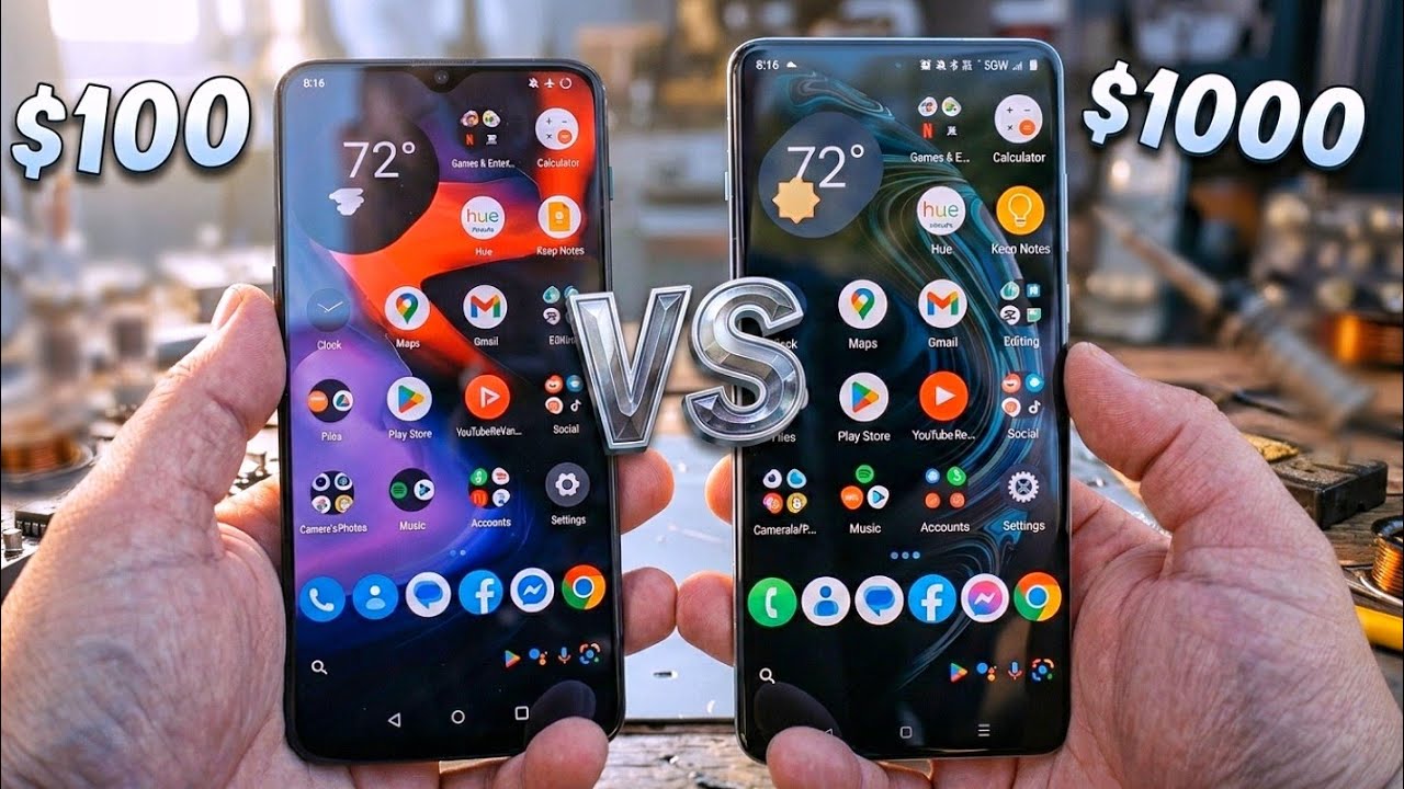 $100 Phone vs $1000 Phone! Who Wins?