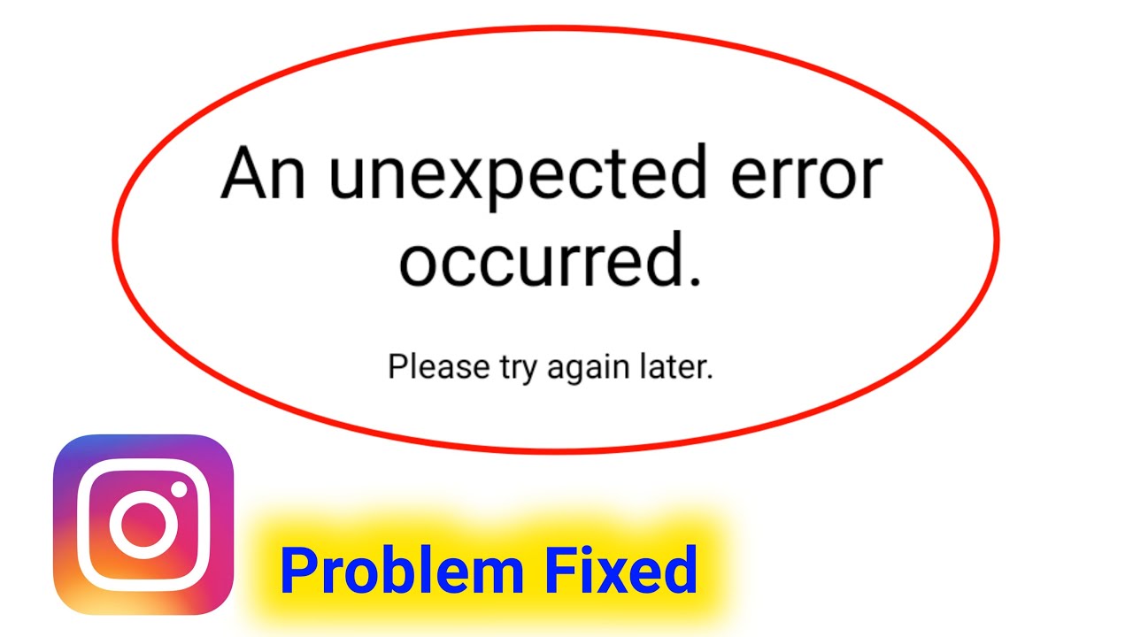 Fix Instagram An Unexpected error occurred Problem।Orders and Payments An Unexpected error occurred