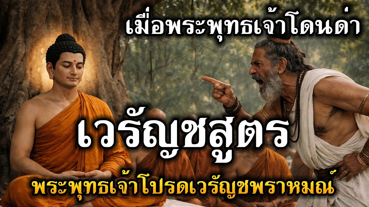 พระพุทธเจ้าทำอย่างไรเมื่อถูกพราหมณ์ด่า?! พระพุทธเจ้าพบเวรัญชพราหมณ์