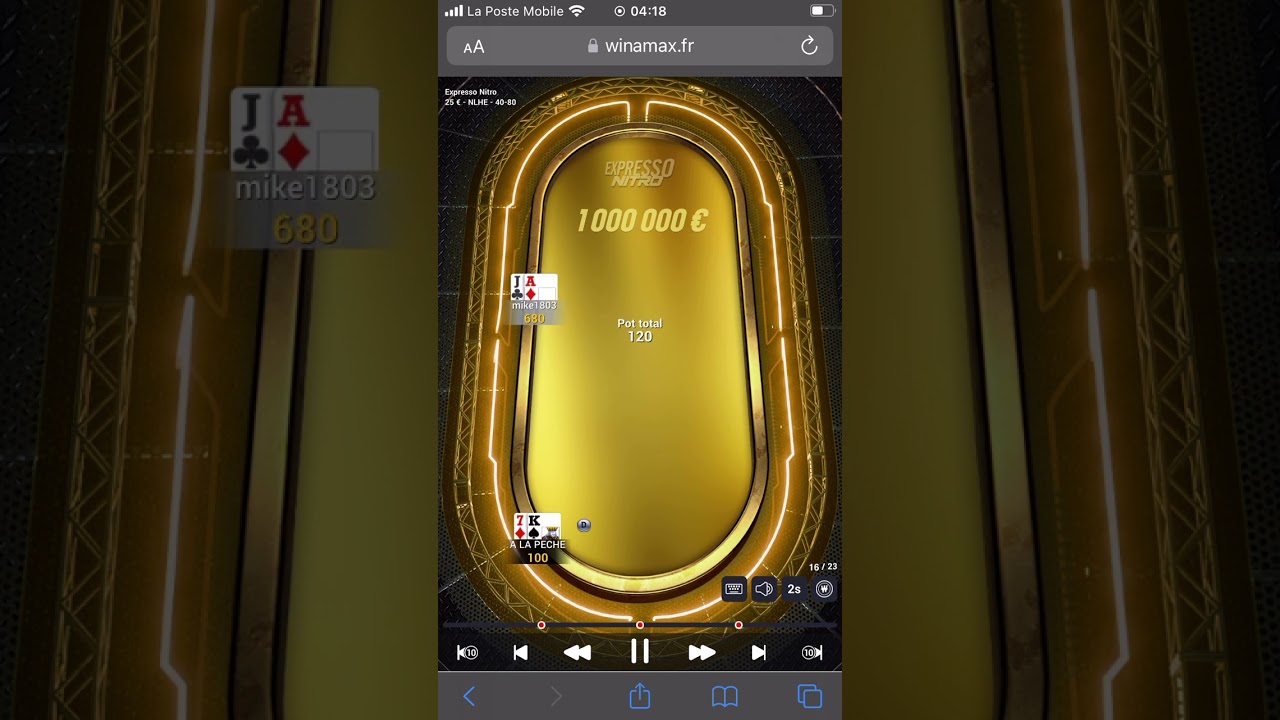 Jackpot 🎰 Winamax 800 000&euro; expresso 21 novembre 2024