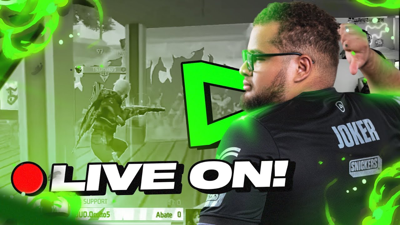TREINADOR DA LOUD ESTÁ ON - FREE FIRE AO VIVO