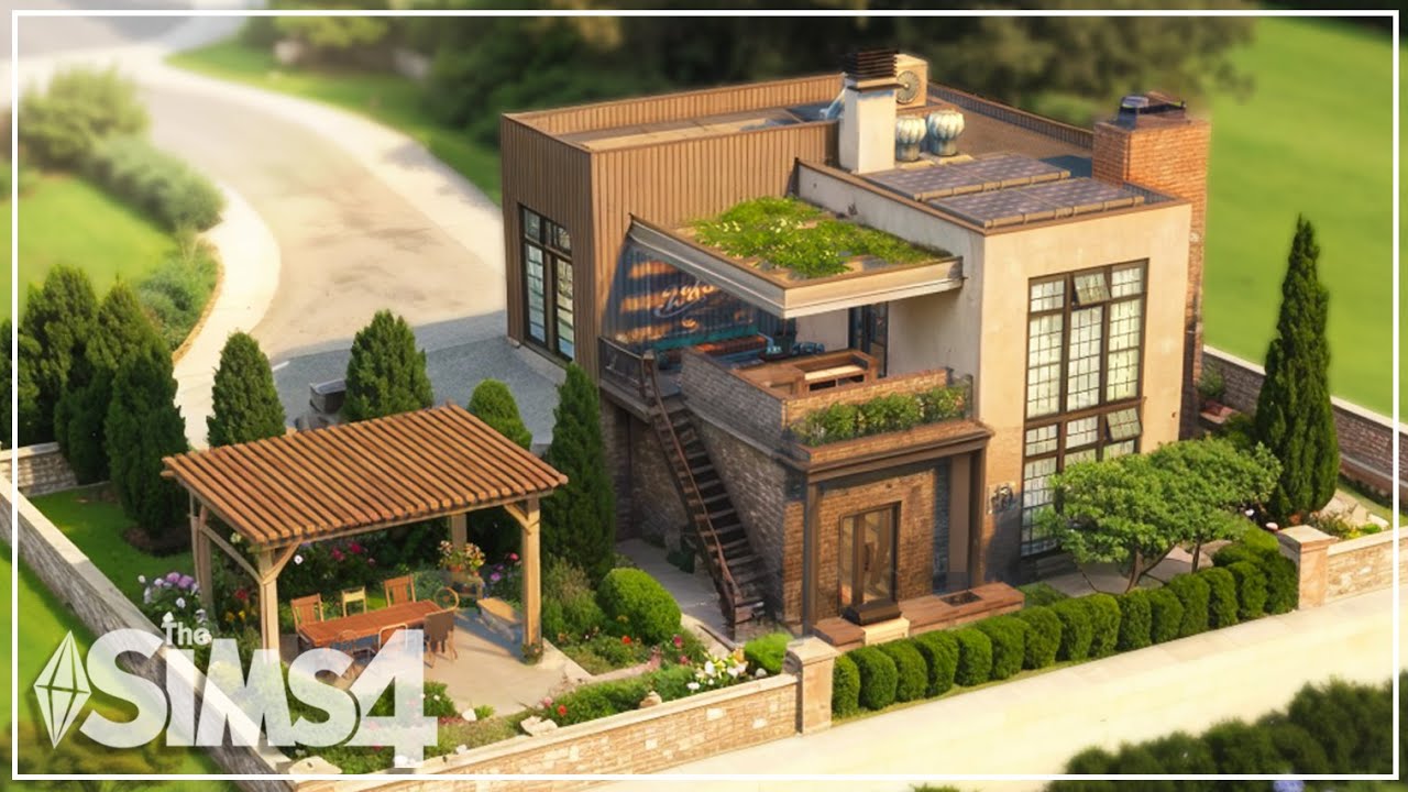 Cozy Loft House | NO CC | Sims 4 Speed Build