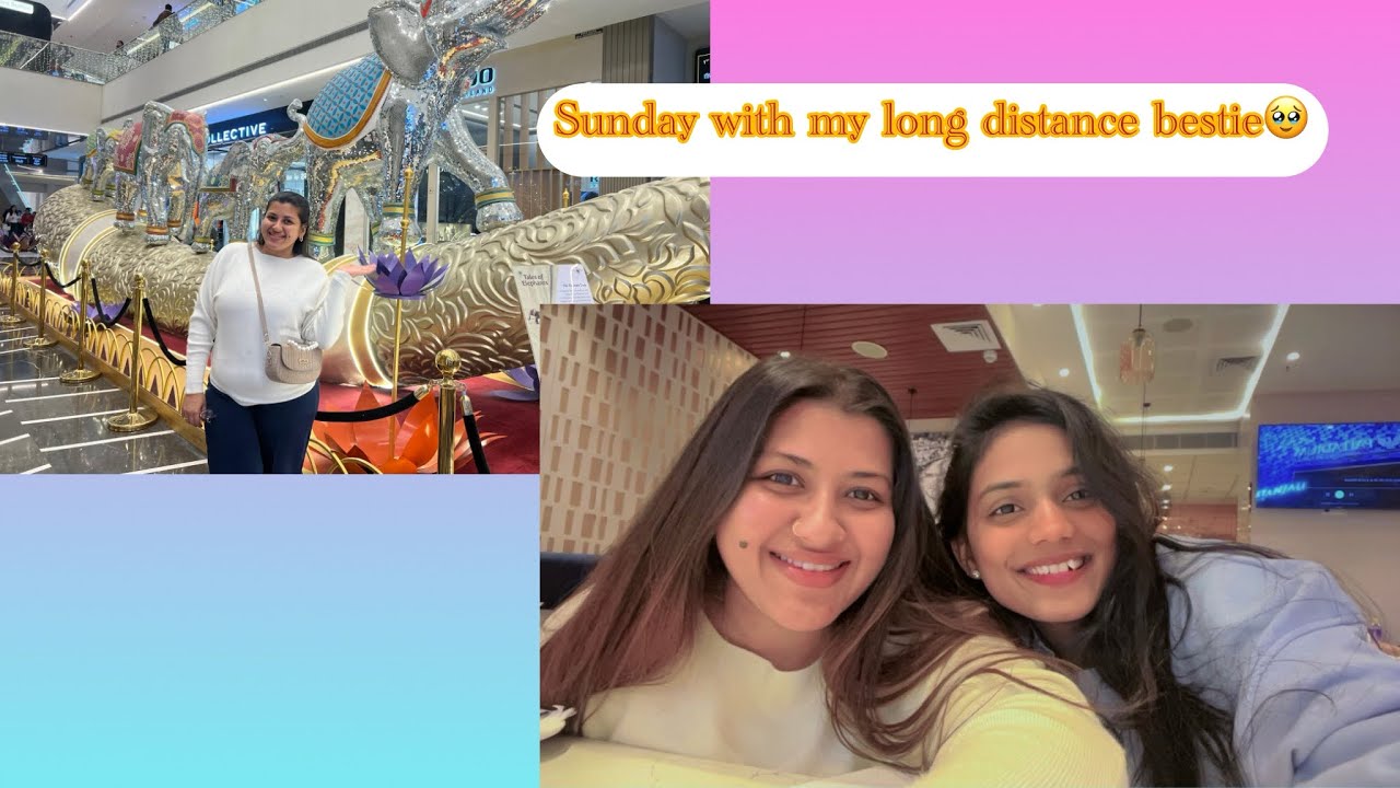 Sunday with srushty 💕 my long distance bestie came to meet me🫶🏻#youtube #palladuimmall#shopping 