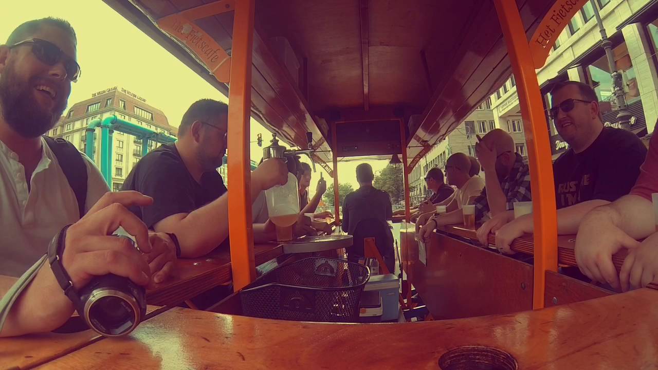 Berlin Beer Bike tour GoPro