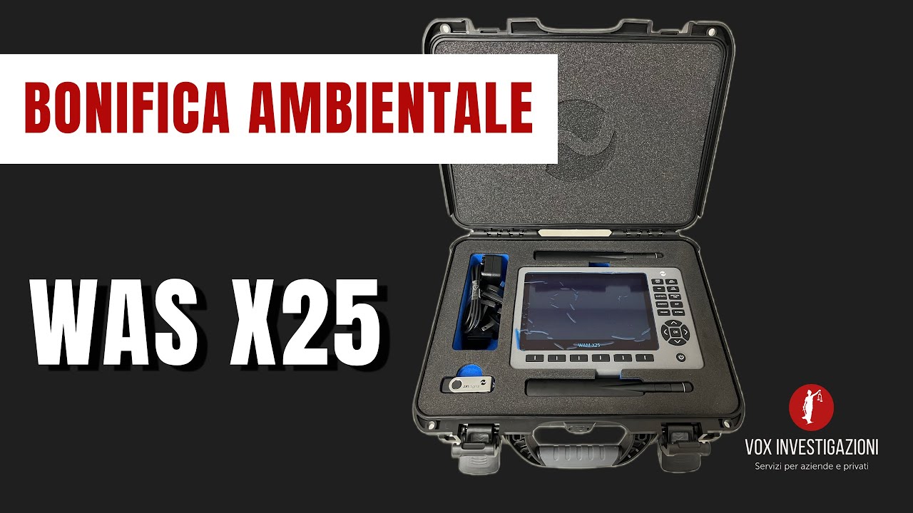 WAM X25, IL SISTEMA PIU' AVANZATO AL MONDO: Scansione completa di un ambiente in 12 minuti!