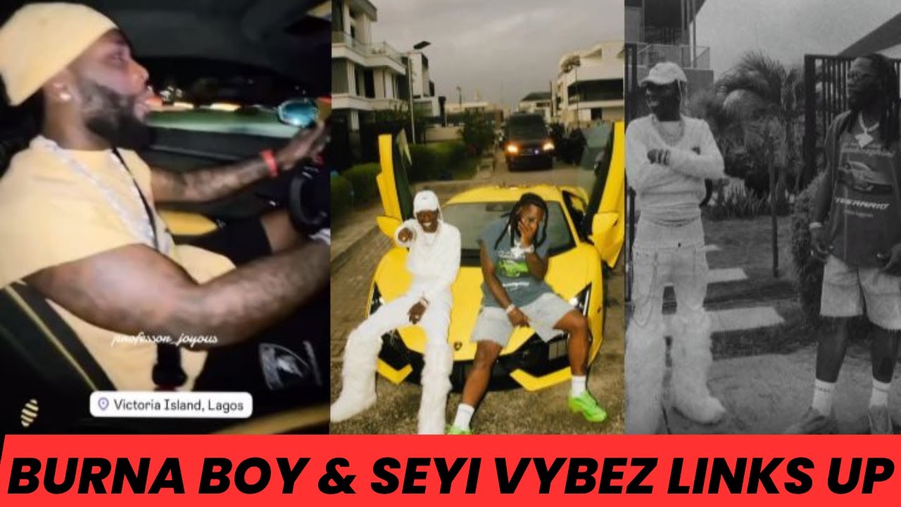 Burna Boy Links UP With His Best Friend Seyi Vybez In Lagos