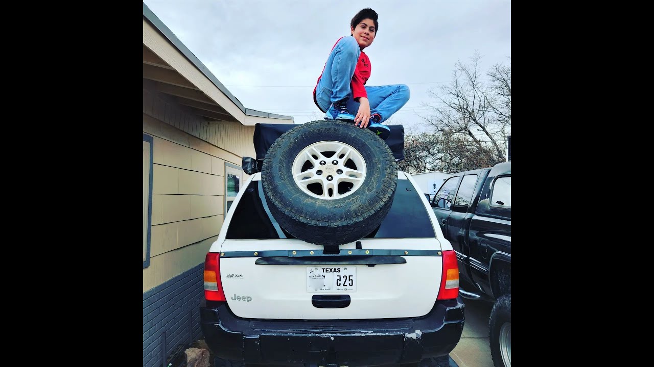 Jeep WJ DIY Tire Carrier Under $275