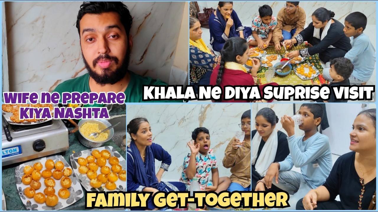 Ghar Pe Achanak Aaye Itne Saare Log! 😱 Nani Aur 2 Khala Ka Surprise Visit | Pani Puri Party! 😍 Vlog