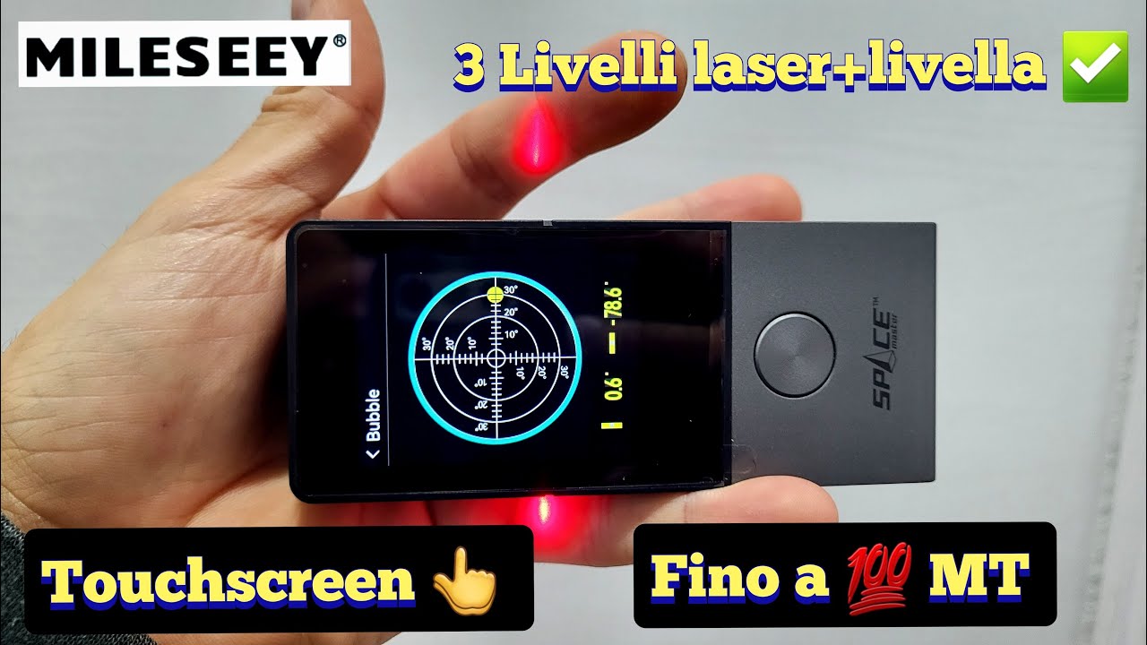 Metro laser professionale fino a 100mt e touchscreen 😮 | Mileseey d9 Pro | Distance meter telemetro