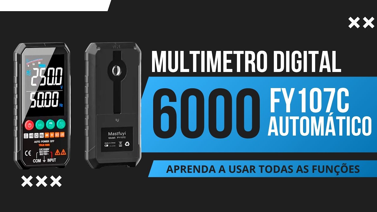 Aprenda a usar: TODAS AS FUN&Ccedil;&Otilde;ES DO MULT&Iacute;METRO DIGITAL FY107C AUTOM&Aacute;TICO!!