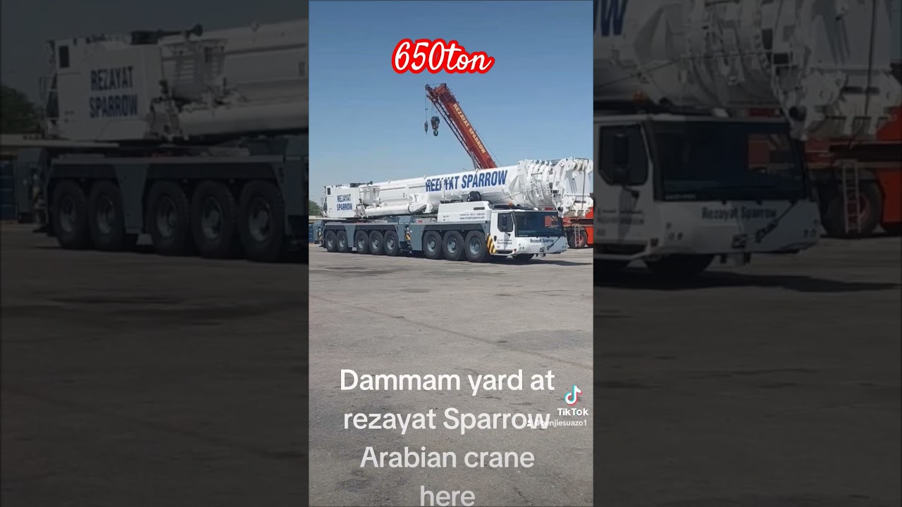 Rezayat Sparrow Arabian crane here 2024 September 23 dammam yard 650ton