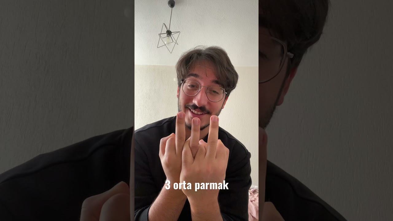 &Uuml;&ccedil; (3) orta parmak nasıl &ccedil;ekilir