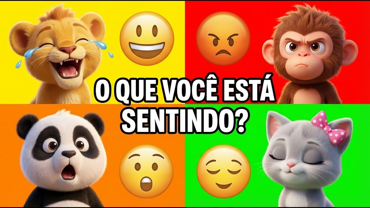 🎭 A Dança das Emoções | Aprenda a Lidar com os Sentimentos com os Filhotes Geniais! 🦁💖
