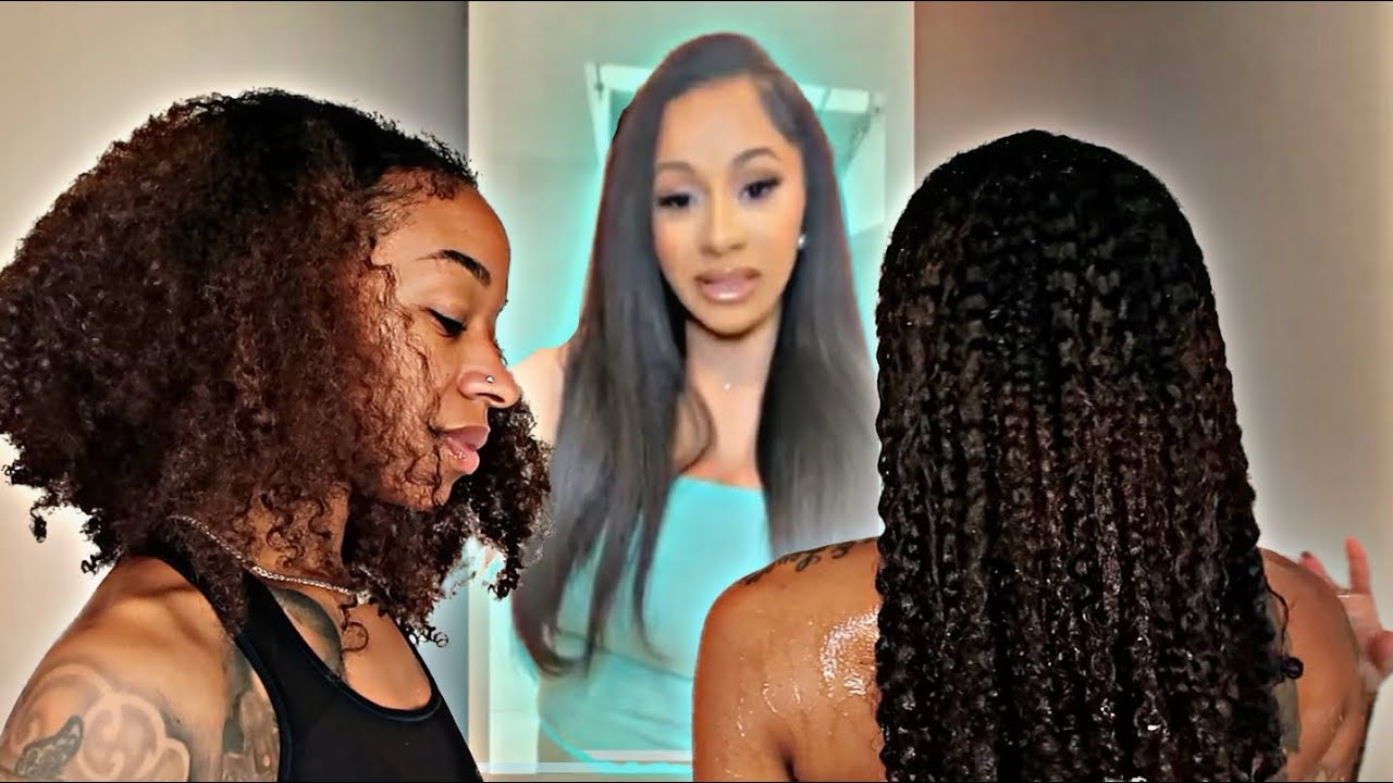 I TRIED CARDI B'S HAIR MASK FOR THE FIRST TIME AND THIS HAPPENED.