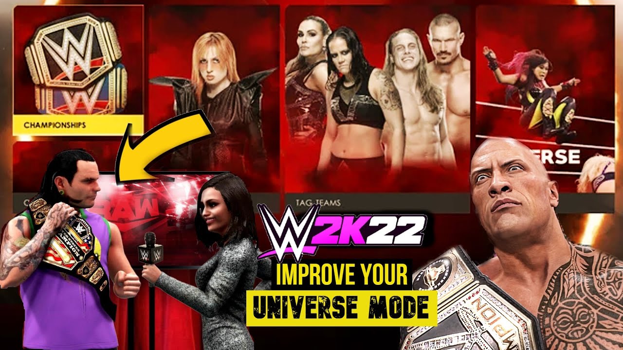 WWE 2K22 Universe Mode Tips n Tricks
