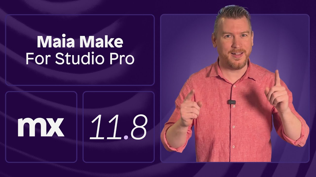 Introducing Maia Make for Studio Pro - Mendix 11.8 Release Video