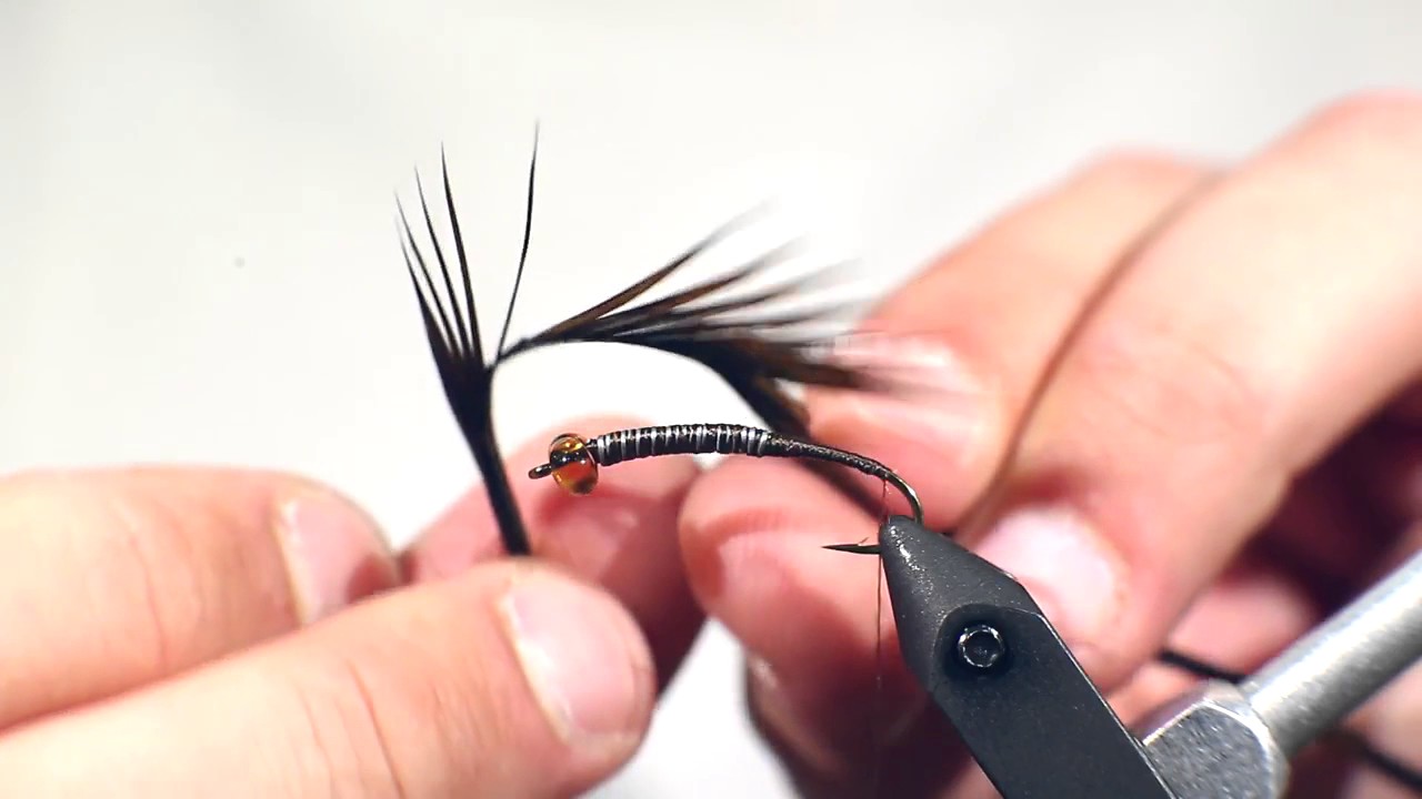 Вязание нахлыстовой мушки Stonefly nymph нимфа Веснянка