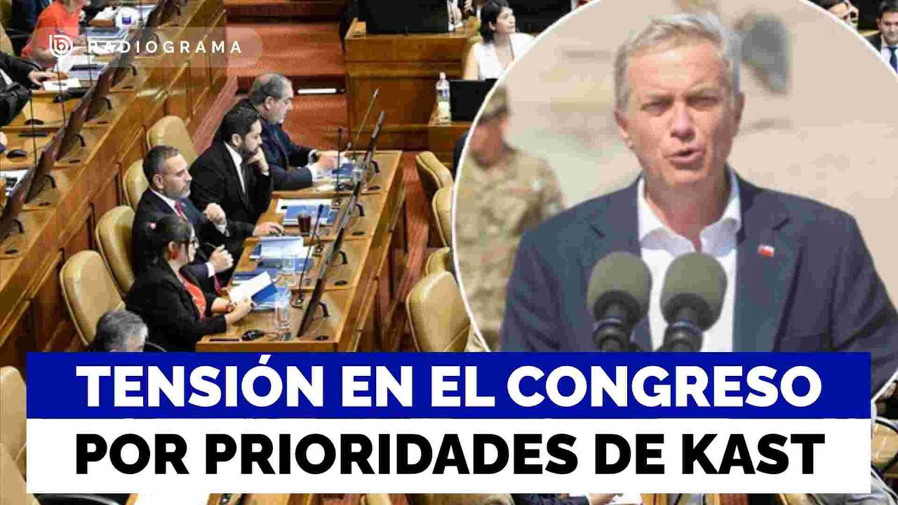 Tensión en el Congreso por los proyectos con los que Kast busca cumplir el 