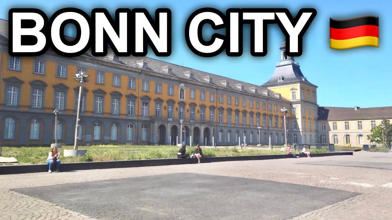 [4K] Germany's Former Capital - Bonn City Cycling Tour