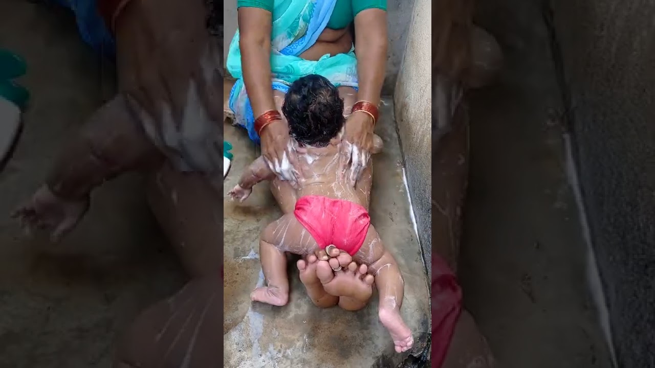 indian type1 baby bath for new moms full video@sunitha kids channel
