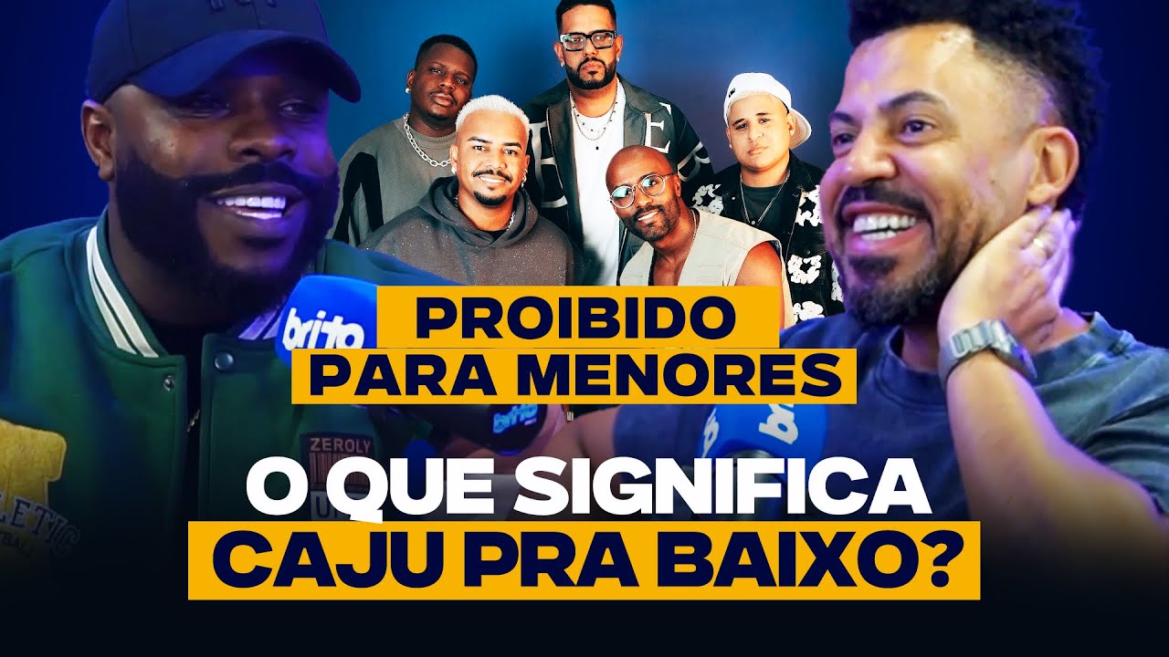 A origem POLÊMICA do NOME do grupo “ CAJU PRA BAIXO ” | Nego Damoé Brito Podcast