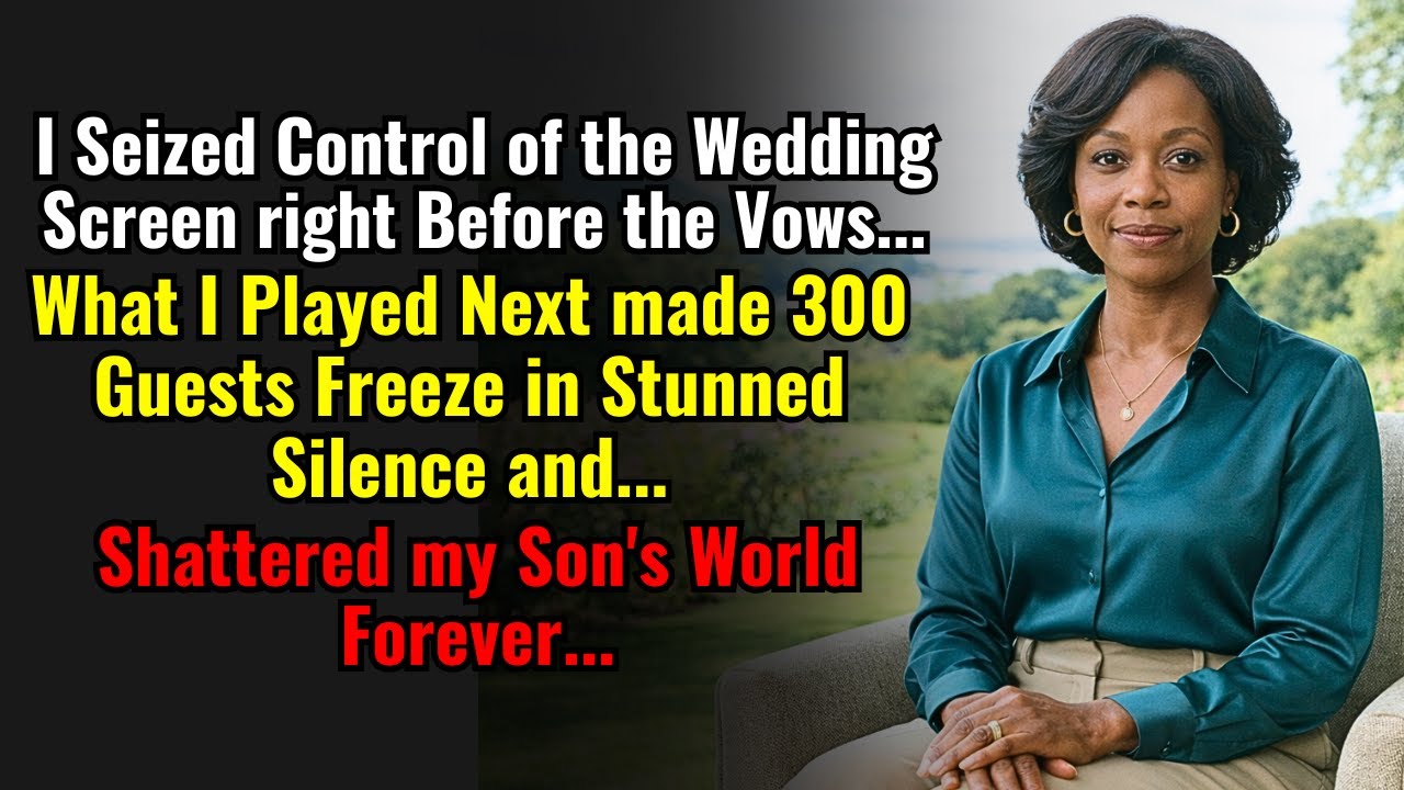 My Son’s WEDDING Stopped Cold, When I Took Over the SCREEN!