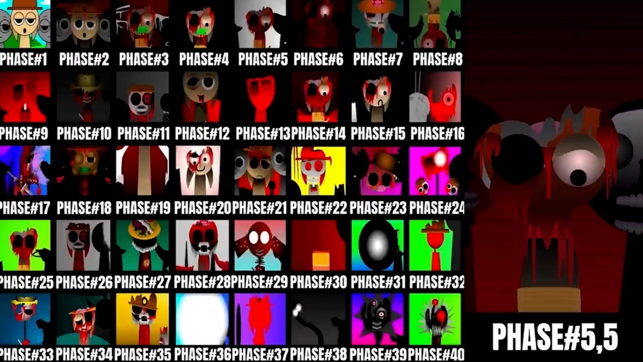 Incredibox Sprunki - Phases 1 - Phase 5,5 - (Transformation)